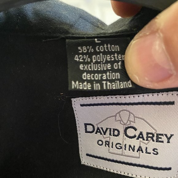 ***MENS DAVID CAREY ORIGINAL CORVETTE SHORT SLEEVE CAMP SHIRT*** - Picture 4 of 4